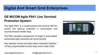 Ge Transmission Protection Numerical Relays | PDF