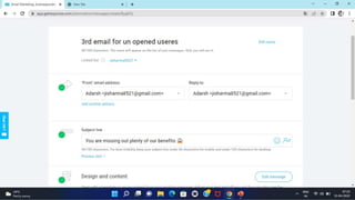 Q4. Screenshots of your Three emails
{Screenshots of your third email}
 