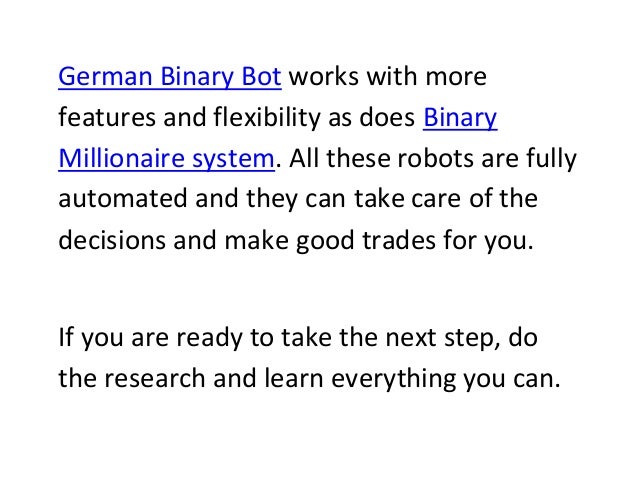 Get rich with binary options