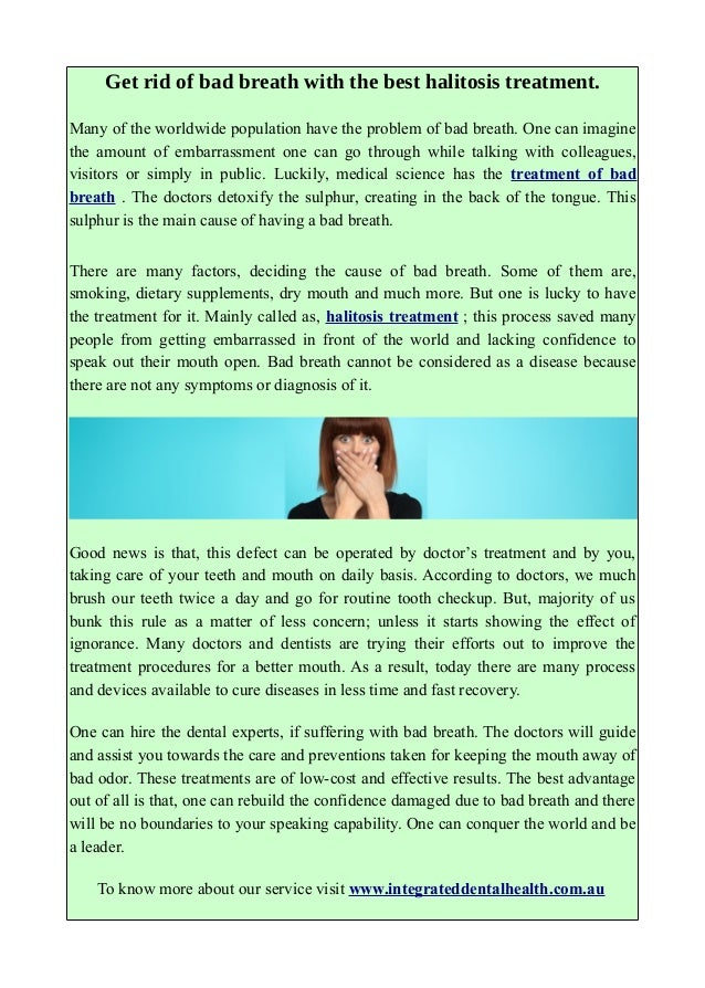 Bad Breath Treatment >> Get Rid Of Bad Breath With The Best Halitosis Treatment Bad Breath Treatment >> Get Rid Of Bad Breath With The Best Halitosis Treatment