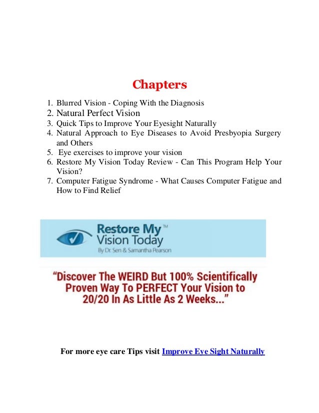 Get Rid of Spectacles/Contact Lenses with Simple Eye Exercises