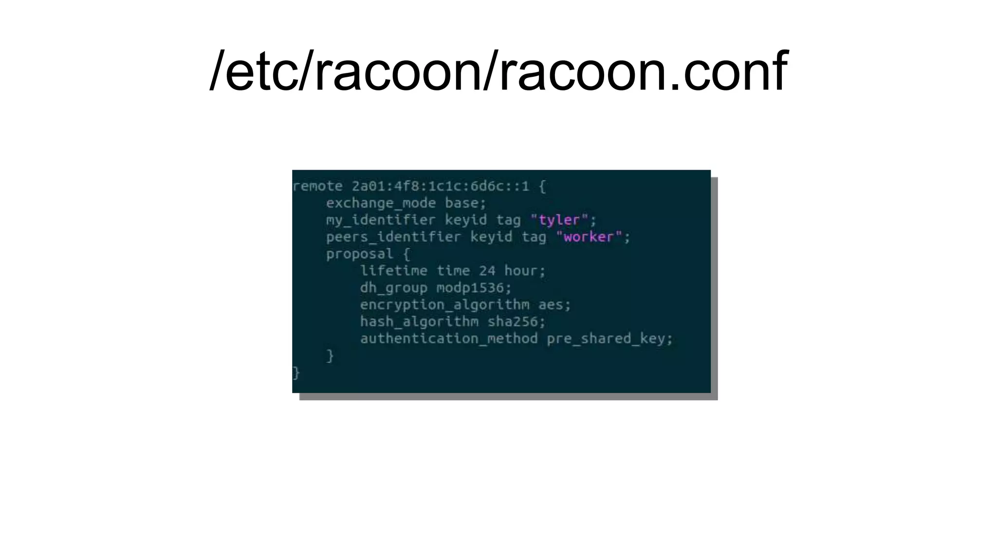 /etc/racoon/racoon.conf
 