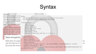Syntax
 