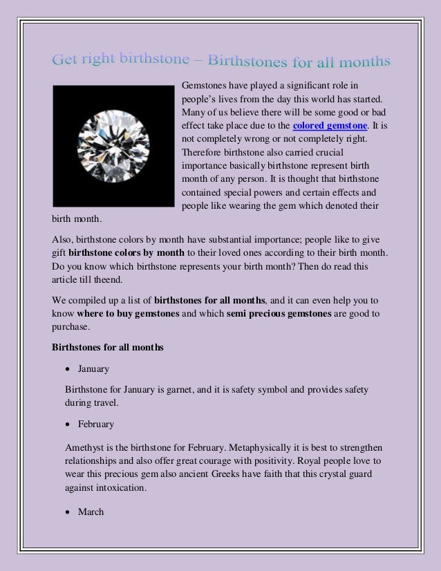 march semi precious birthstone