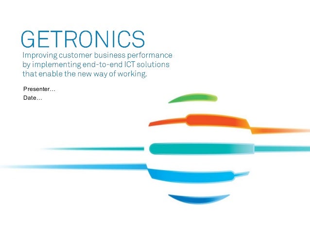 Getronics Company Presentation Core Slide Deck