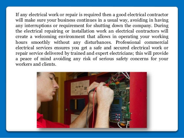 Get Safe Commercial Electrical Services From A Reliable Electrical Get Safe Commercial Electrical Services From A Reliable Electrical