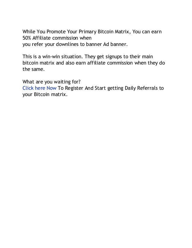 How To Get Daily Referrals Fast For Bitcoin Matrix Or Other Mlm With
