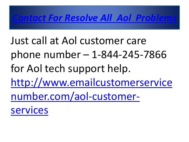 aol customer service
