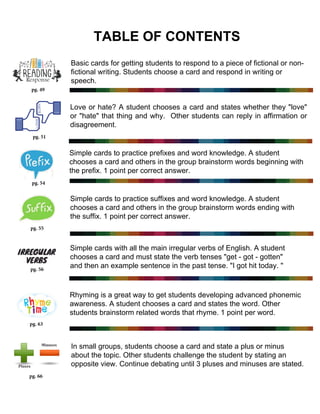 Get Speaking - conversation cards