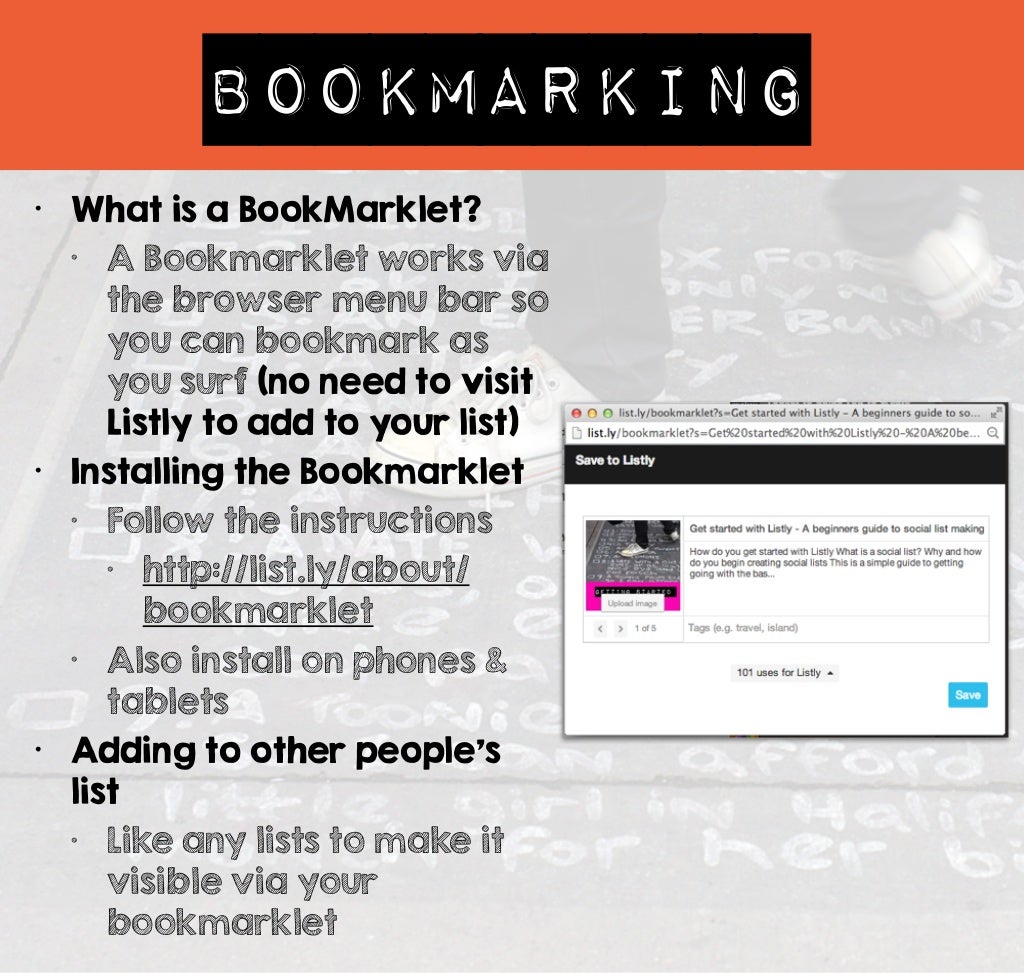 Bookmarking • What is a