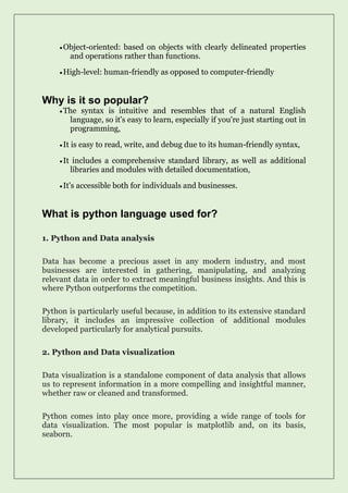 Get Started With Python Language.pdf | Web Development | Internet