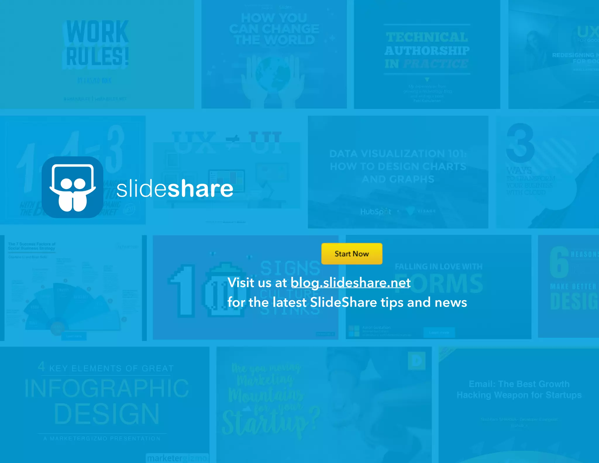 Visit us at blog.slideshare.net
for the latest SlideShare tips and news
 