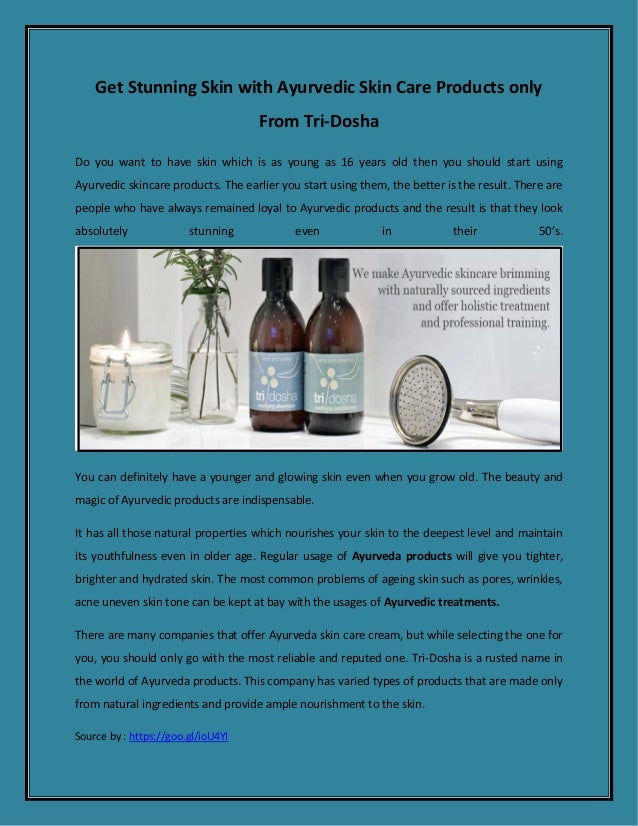 dosha skin care