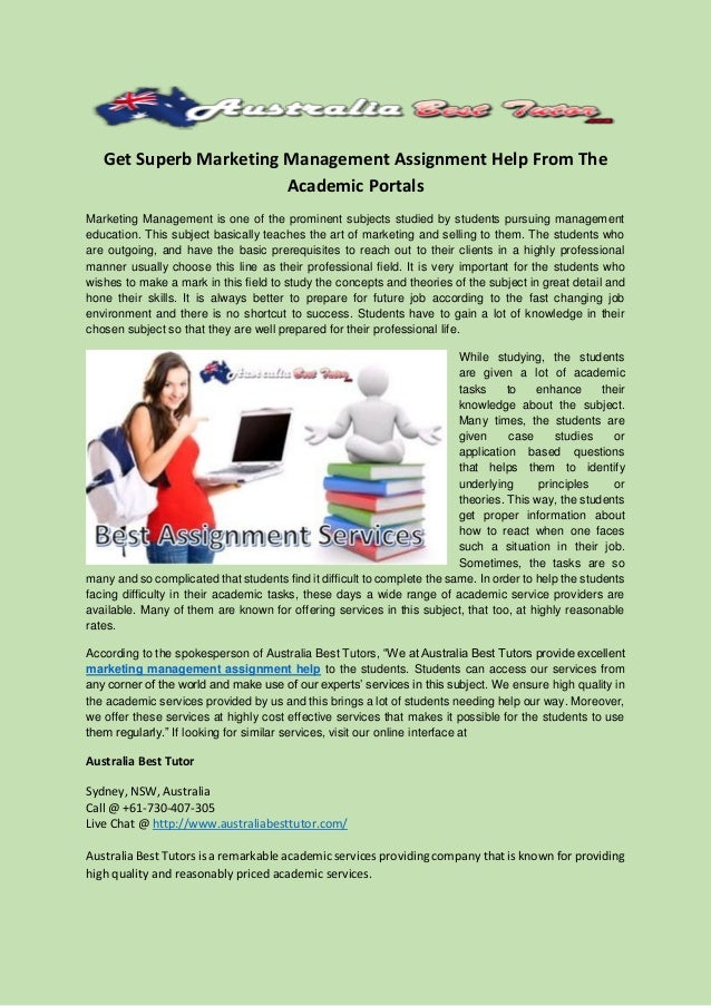 Get Superb Marketing Management Assignment Help From The Academic Por Get Superb Marketing Management Assignment Help From The Academic Portals Marketing Management Is One Of The