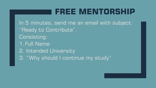 LPDP Sharing Session: Get that scholarship! | PDF