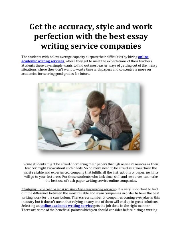 the best essay writing service ever