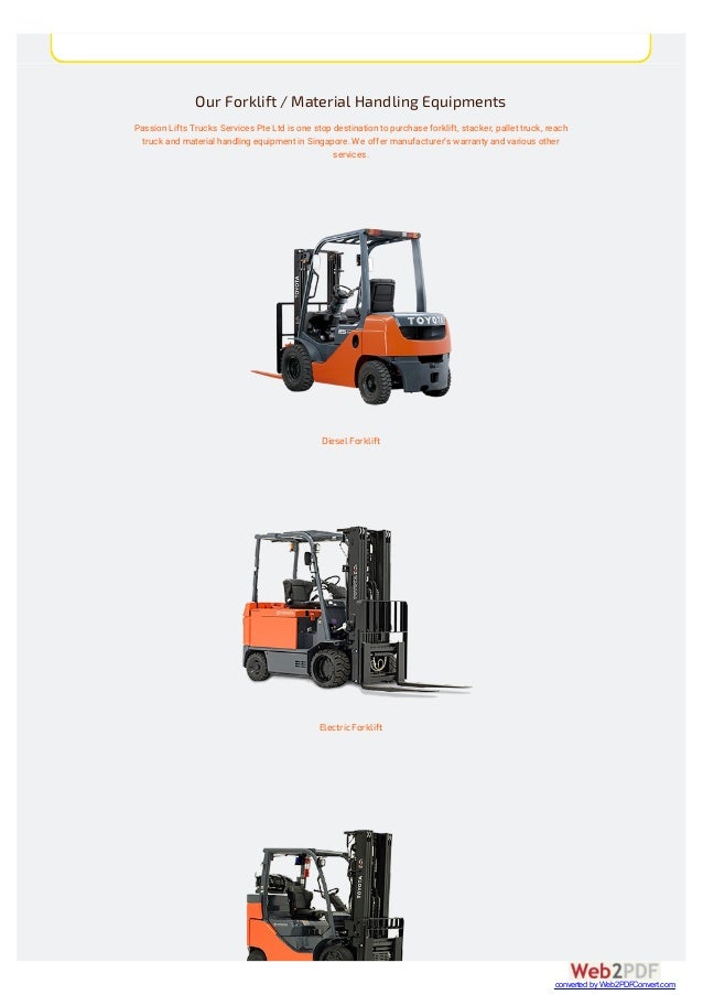 Get The Best Forklift Rental In Singapore