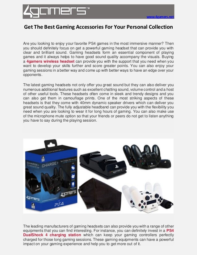 best gaming accessories ps4