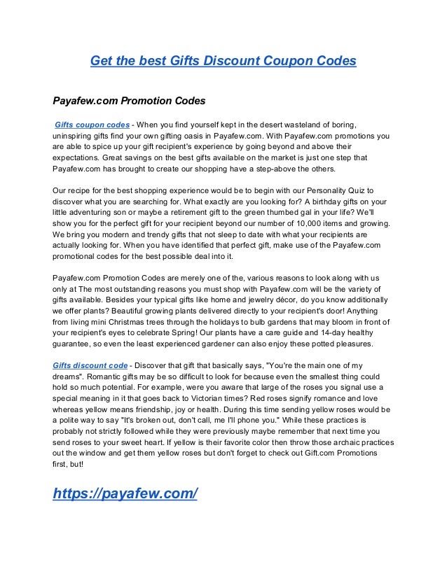 Get The Best Gifts Discount Coupon Codes