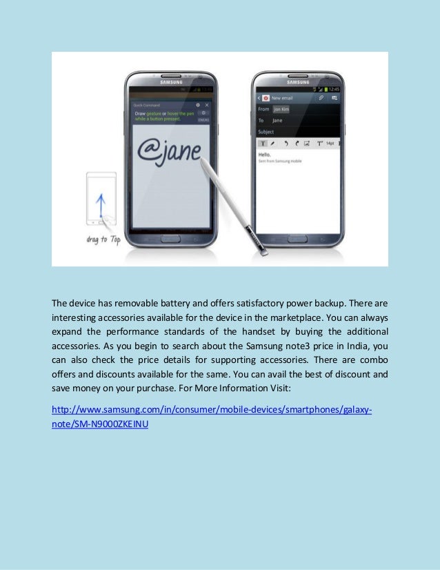 samsung note 3 price list
