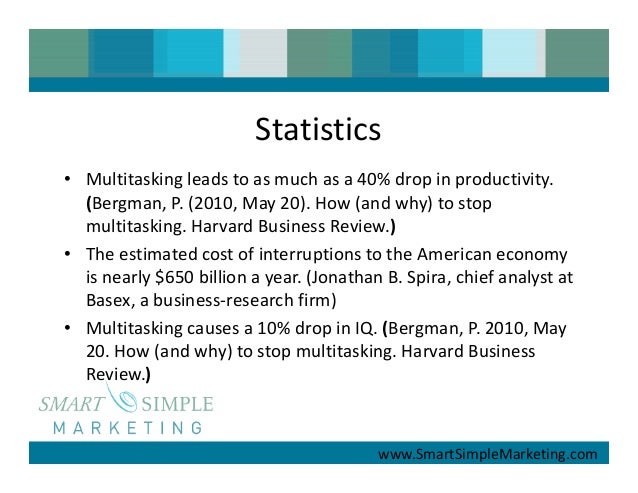 Get the facts how multitasking is hurting your business