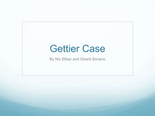 Gettier case | PPT