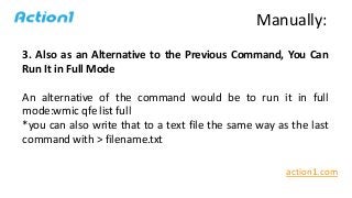 3. Also as an Alternative to the Previous Command, You Can
Run It in Full Mode
An alternative of the command would be to r...