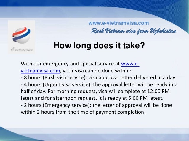 Getting emergency Vietnam visa from Tashkent, Uzbekistan