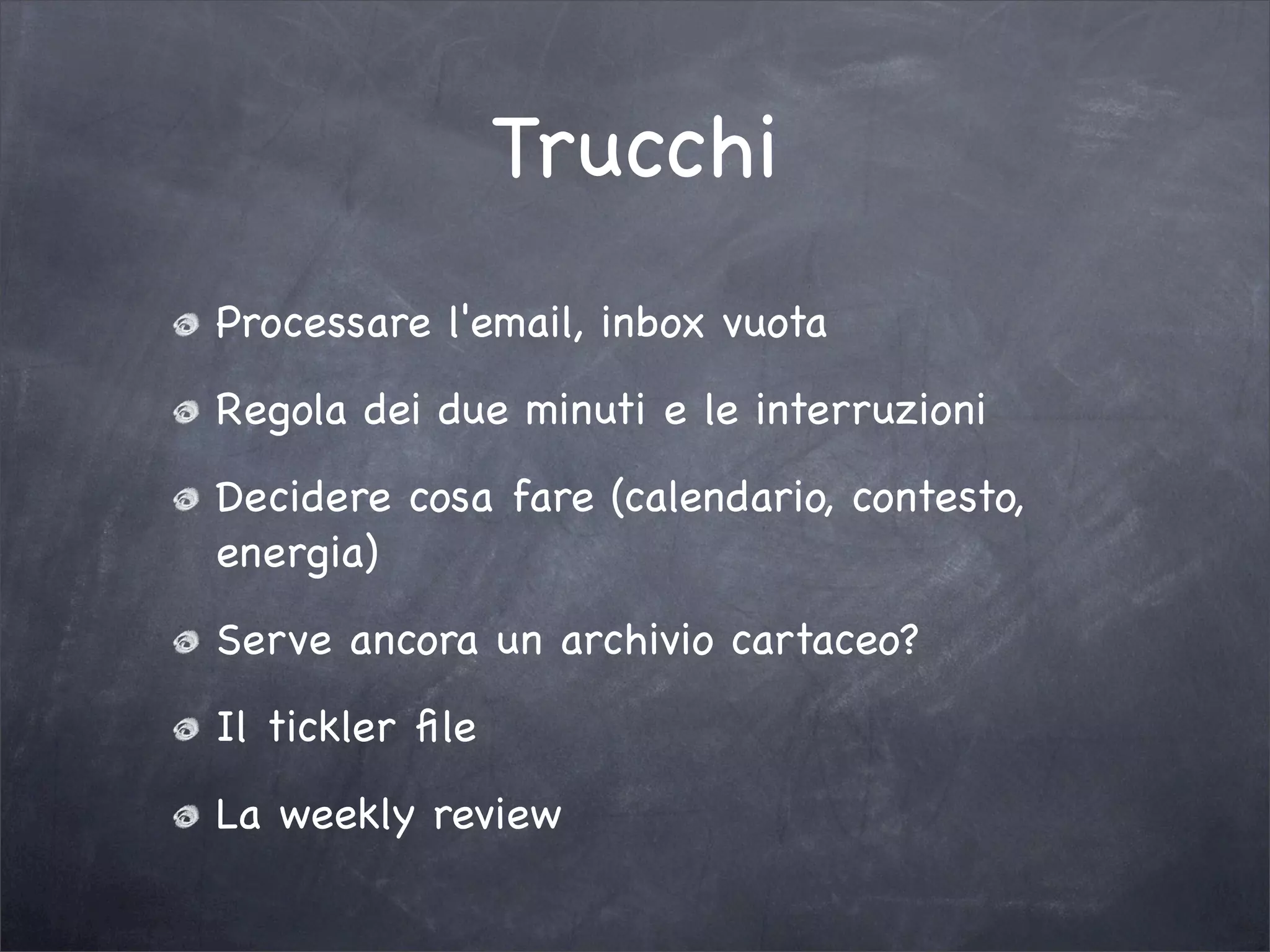 Getting Geek Things Done