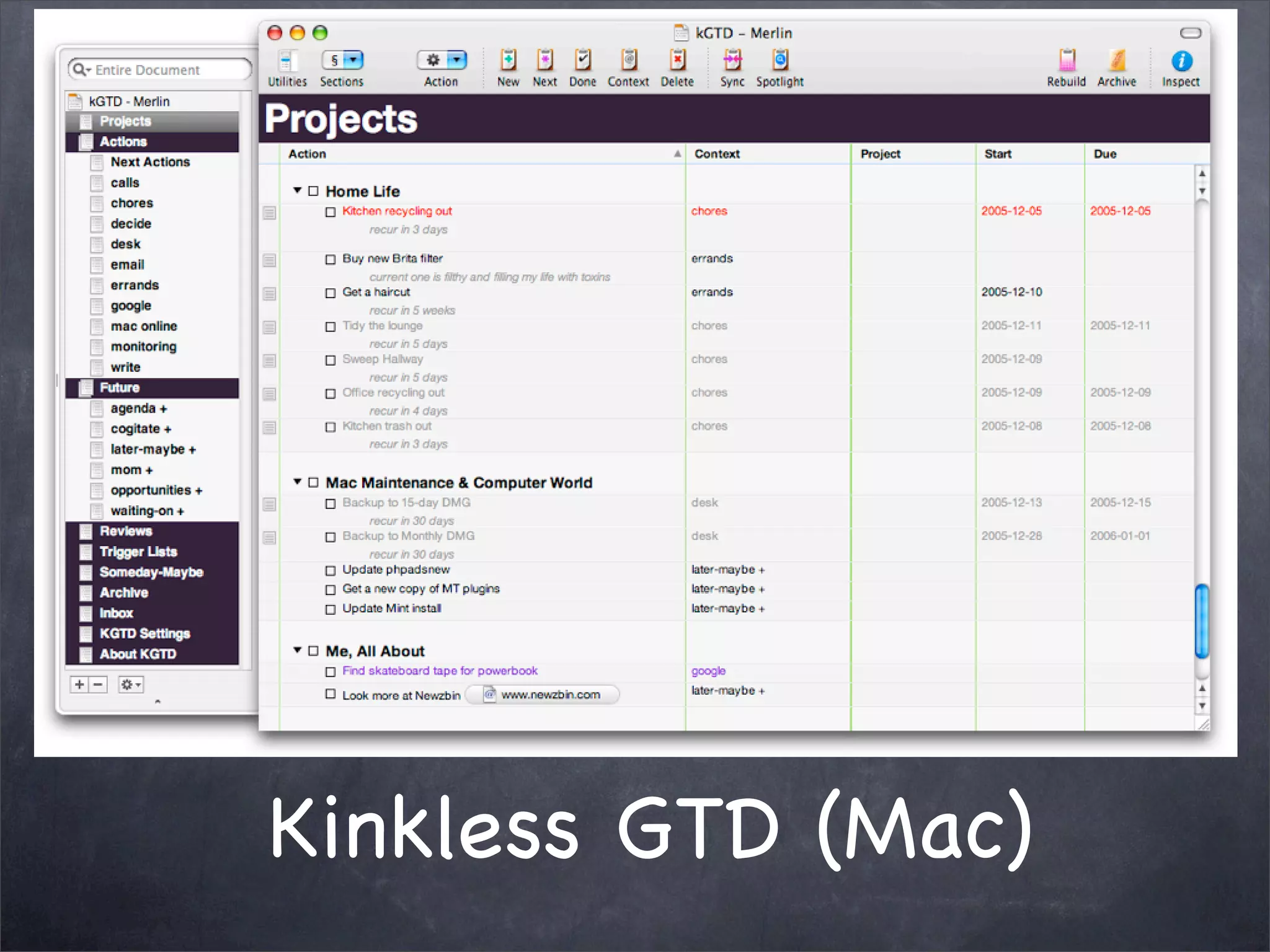 Getting Geek Things Done