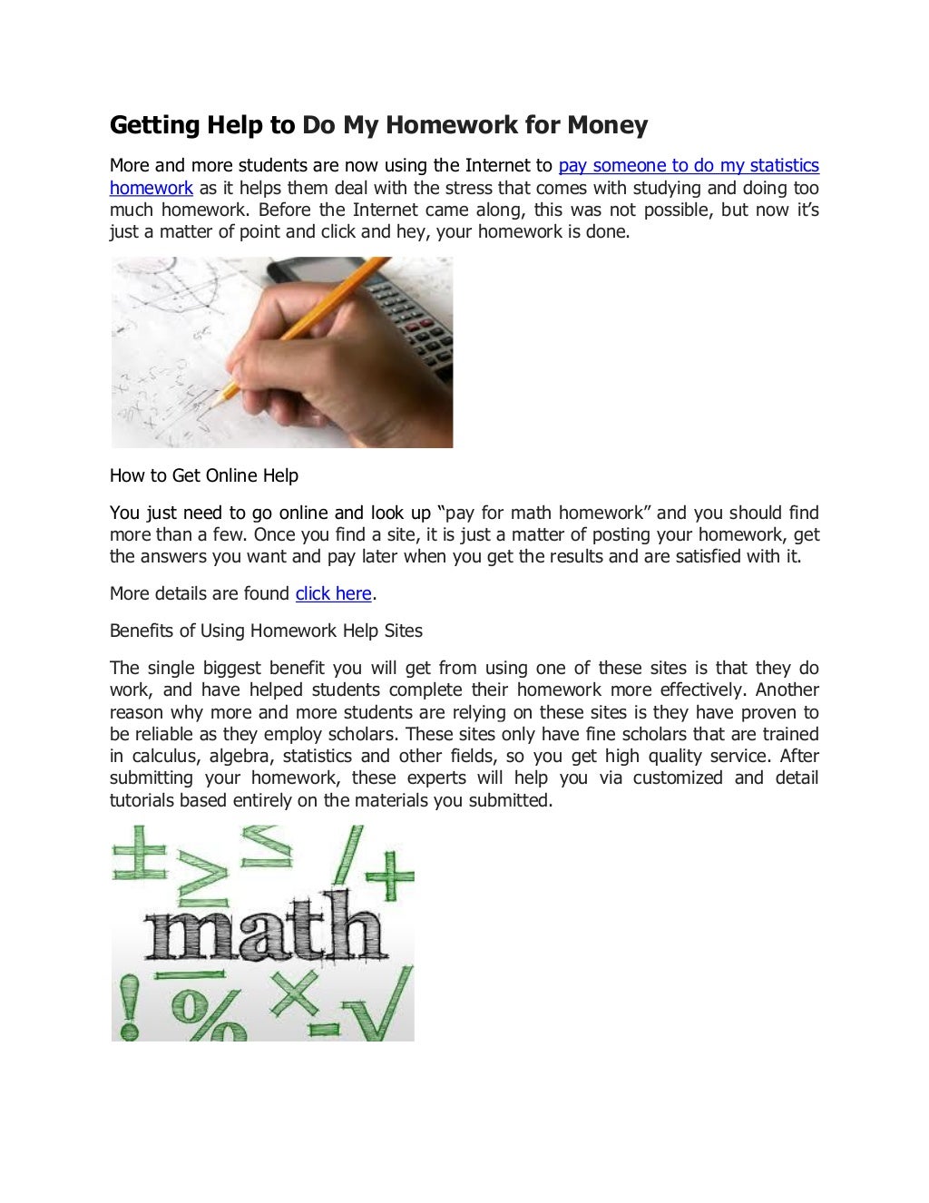 Do My Homework For Money - Expert Writing Help