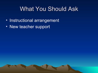 What You Should Ask Instructional arrangement New teacher support 