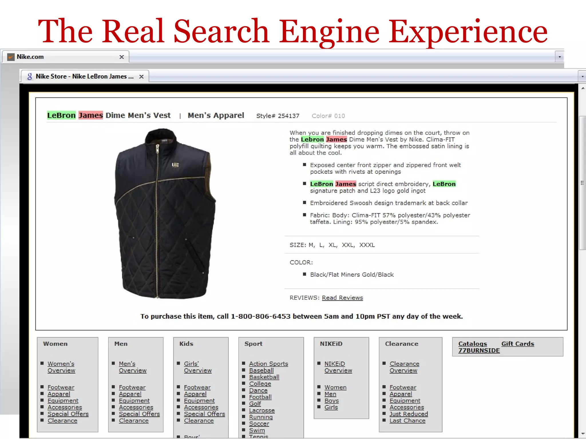The Real Search Engine Experience 