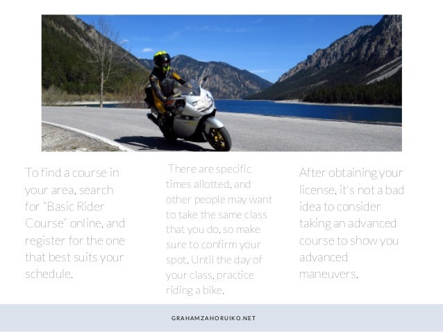 How To Get Your Motorcycle License How To Get Your Motorcycle License