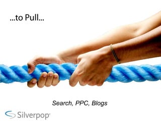 ...to Pull...Search, PPC, Blogs