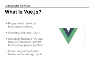 Getting Started with Vue.js