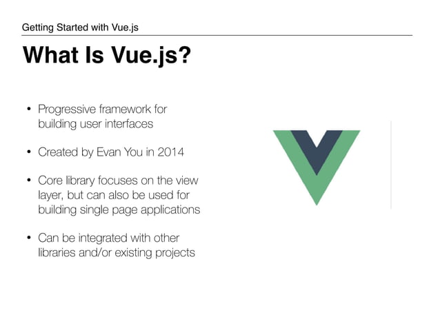 Getting Started with Vue.js