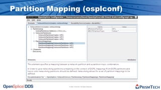Partition Mapping (osplconf)




              © 2009, PrismTech. All Rights Reserved
 