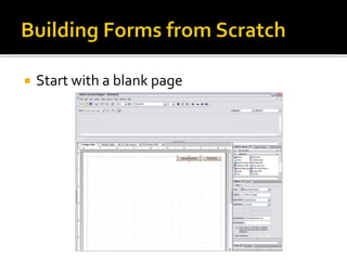  Start with a blank page
 