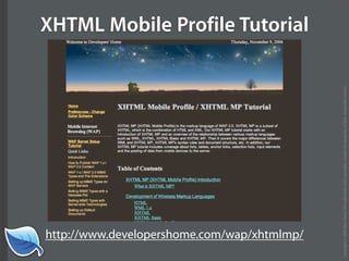 Getting Started in the Mobile Web