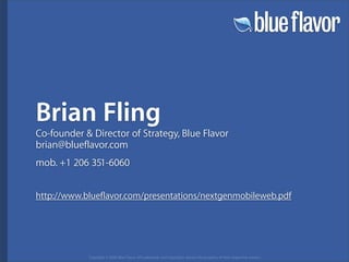 Getting Started in the Mobile Web