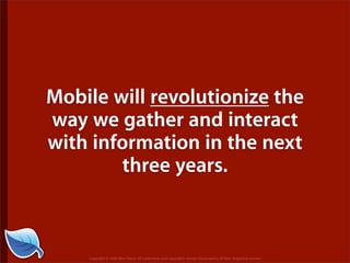 Getting Started in the Mobile Web