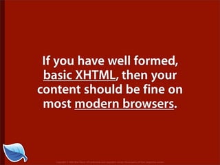 Getting Started in the Mobile Web