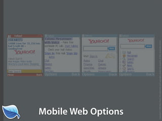 Getting Started in the Mobile Web