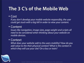 Getting Started in the Mobile Web