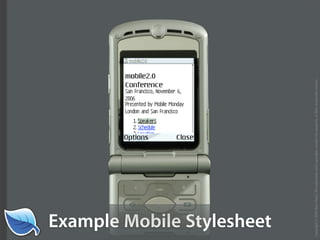 Getting Started in the Mobile Web