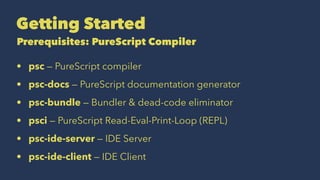 Getting Started with PureScript | PDF