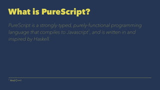 Getting Started with PureScript | PPT