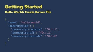 Getting Started with PureScript | PDF