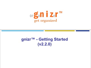 gnizr™ - Getting Started (v2.2.0) 